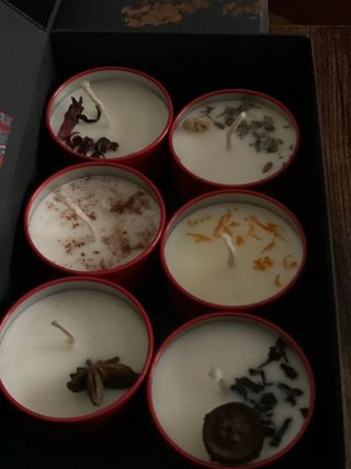 Set 6 Velas Aromáticas Artesanales