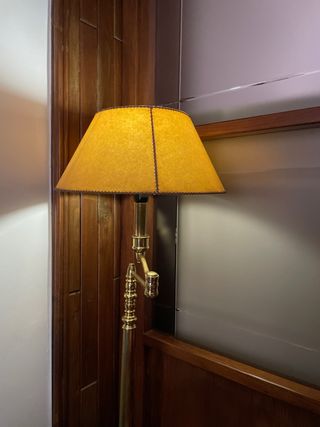 Lámpara de pie bronce