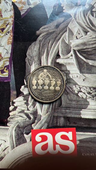 Moneda Plata Real Madrid 1902-2002