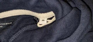 Sudadera azul jack jones con capucha talla xl