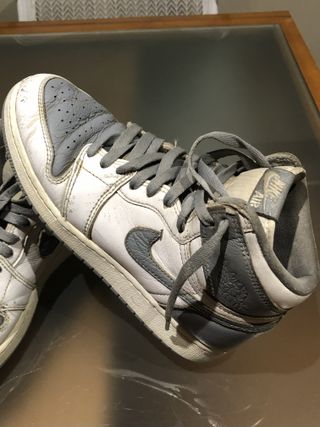 Nike Air Jordan 1 Zapatillas de Baloncesto Blanco