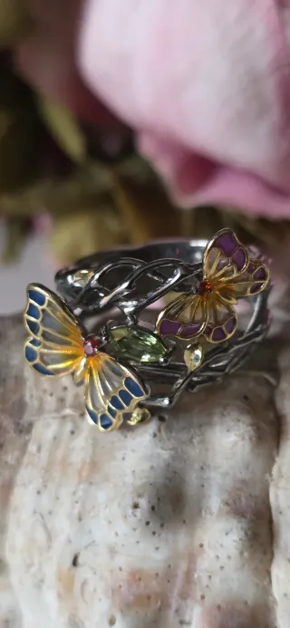Anillo Belle Epoque Mariposas autor