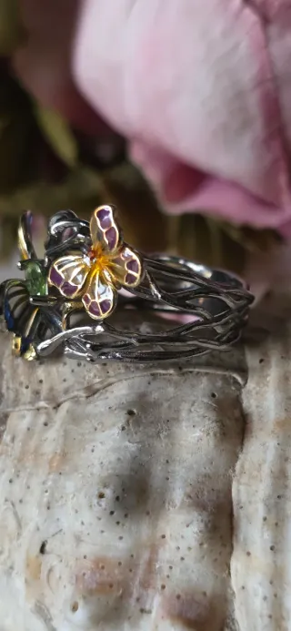 Anillo Belle Epoque Mariposas autor