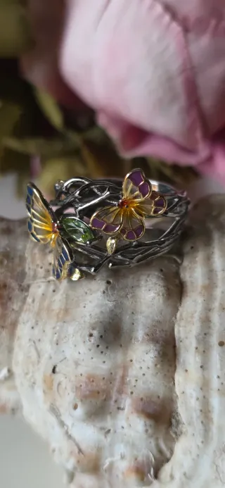 Anillo Belle Epoque Mariposas autor