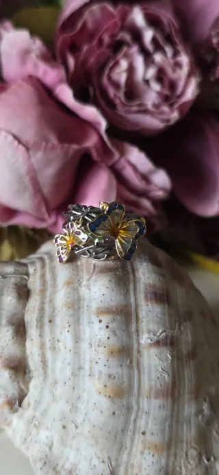 Anillo Belle Epoque Mariposas autor