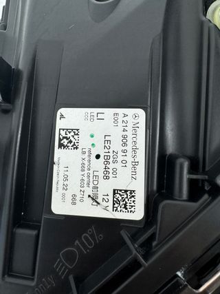 Faro Full LED para Mercedes Benz Clase E W214