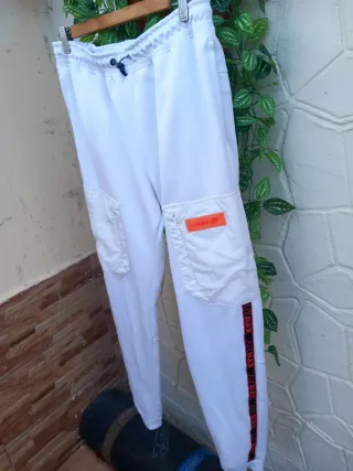 Pantalón Chándal Nike Blanco Cargo