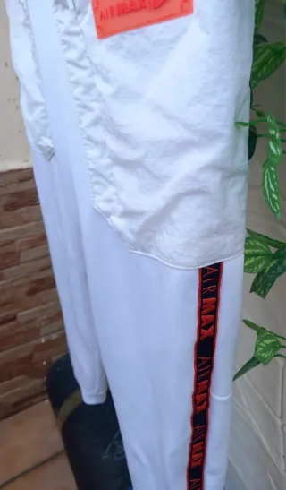 Pantalón Chándal Nike Blanco Cargo