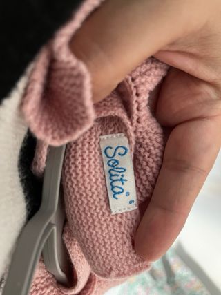 Conjunto bebé invierno rosa talla 3-6m