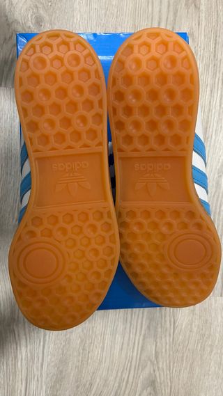 Zapatillas Adidas Hamburg W Mujer Azul Blanco