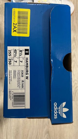 Zapatillas Adidas Hamburg W Mujer Azul Blanco