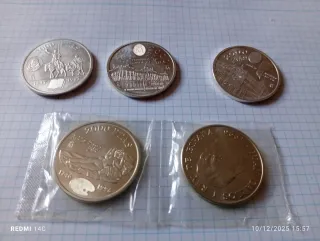 5 Monedas de Plata para chema