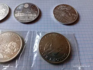 5 Monedas de Plata para chema