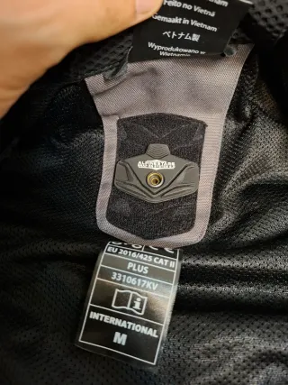 Chaqueta Moto Alpinestars Negra y Rosa - Talla M