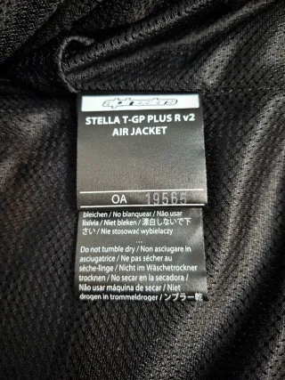 Chaqueta Moto Alpinestars Negra y Rosa - Talla M