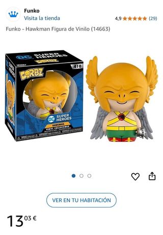 Funko  Hawkman Figura de Vinilo 14663