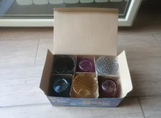 Set 6 Bicchieri AMC Tropical Vetro Multicolore