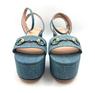 Sandalias Gucci Plataforma Horsebit