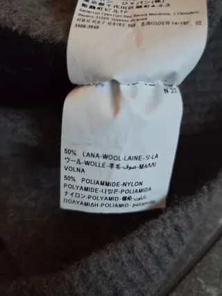 Maglione Sisley uomo righe grigio nero