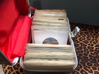 Maleta para singles de vinilo