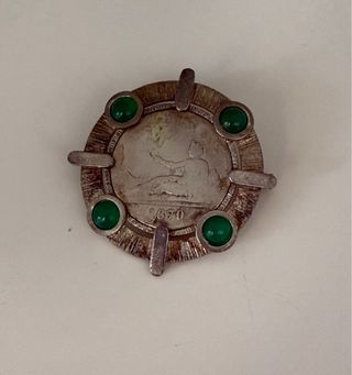Moneda 2 Pesetas 1870 Plata con Broche