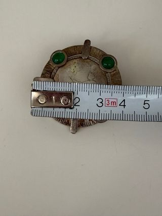 Moneda 2 Pesetas 1870 Plata con Broche