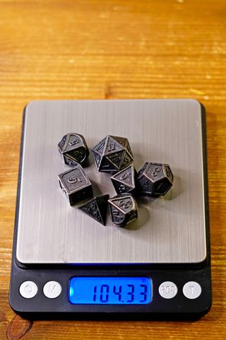 Set 7 Dadi di Metallo Dice D&D GDR Dungeon dnd pat