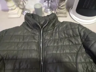 Chaquetón mujer. Verde cacería. Acolchado. XXL