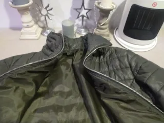 Chaquetón mujer. Verde cacería. Acolchado. XXL