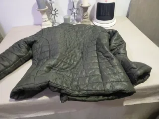 Chaquetón mujer. Verde cacería. Acolchado. XXL