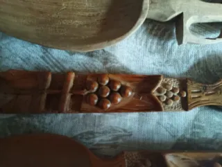 CUCHARAS DE MADERA ANTIGUAS.