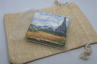 ESPEJITO DE BOLSO PARA AMANTES DEL ARTE- Nuevo