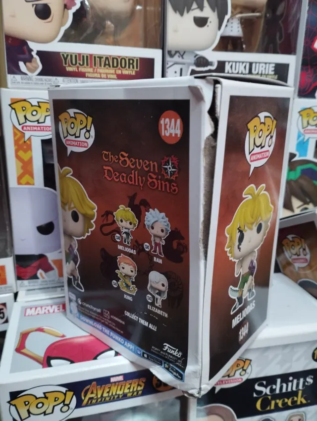 Funko Pop! Meliodas 1344 The Seven Deadly Sins