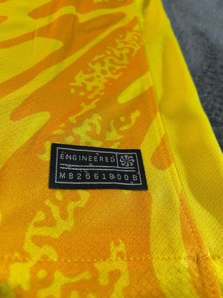 Camiseta Futbol Naranja y Amarilla Corintihans