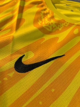 Camiseta Futbol Naranja y Amarilla Corintihans