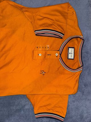 Camiseta Polo Club Naranja Talla M