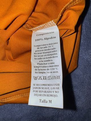 Camiseta Polo Club Naranja Talla M