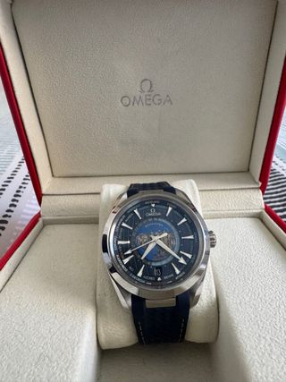 Omega Seamaster Aqua Terra Worldtimer Azul