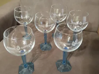 6 Calici Gin Bombay Sapphire 48cl Nuovi