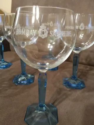 6 Calici Gin Bombay Sapphire 48cl Nuovi