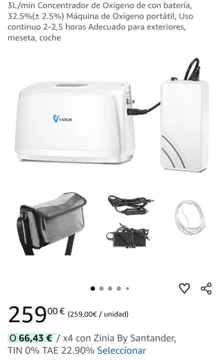 Generador de Oxígeno Varon NT-3