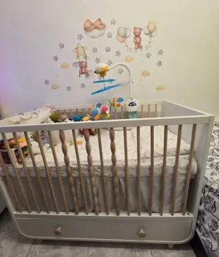 Cuna, hamaca y capazo bebé