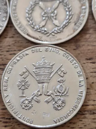 Monedas de plata 925 Granada en semana santa