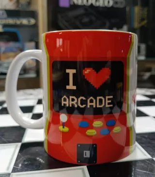 Taza I Love Arcade