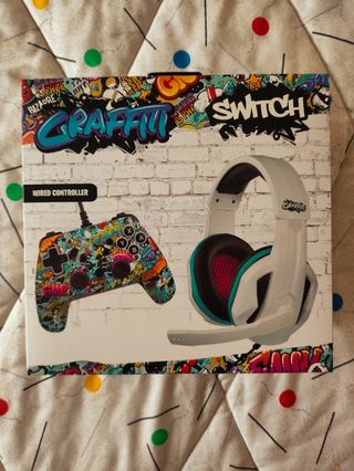 Kit auriculares y mando Nintendo Switch