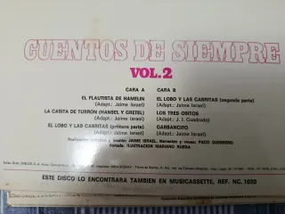 Lote 5 Discos Infantiles Vinilo