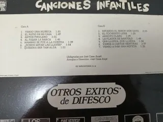 Lote 5 Discos Infantiles Vinilo