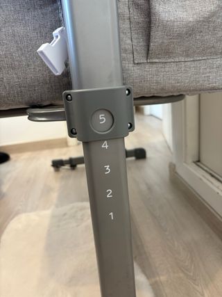 Cuna colecho gris Kinderkraft