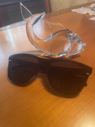 Pez de cristal decorativo