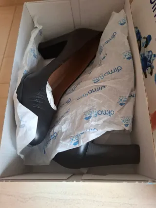 Zapatos de salón negros tacón